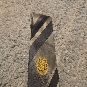 Vintage Gianni Versace Medusa Silk Tie – Made in Italy